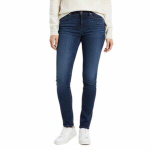 Eileen Fisher Women's Skinny Jeans Size 2 Jegging Dark Wash Low Rise Stretch